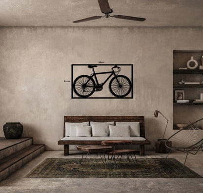 Bicycle Metal Wall Art Frame