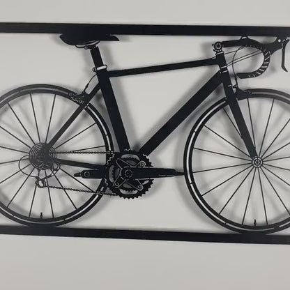 Bicycle Metal Wall Art Frame